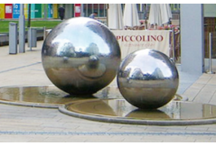Application of Decorative Stainless Steel sphere