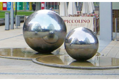 Application of Decorative Stainless Steel sphere Application of Decorative Stainless Steel sphere