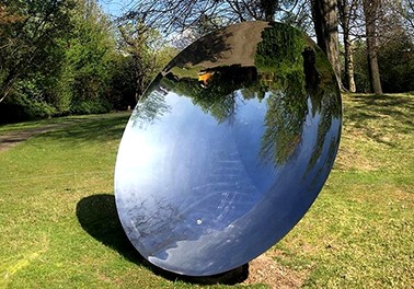 Mirror concave disk