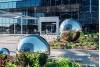 Stainless steel garden decorative ball group