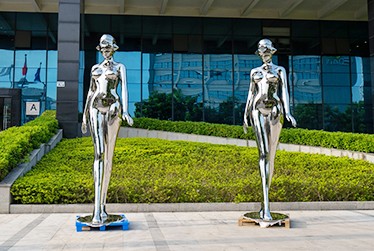 stainless steel Japan Sexy Robot sculpture