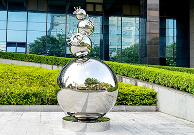 Stainless steel sculpture