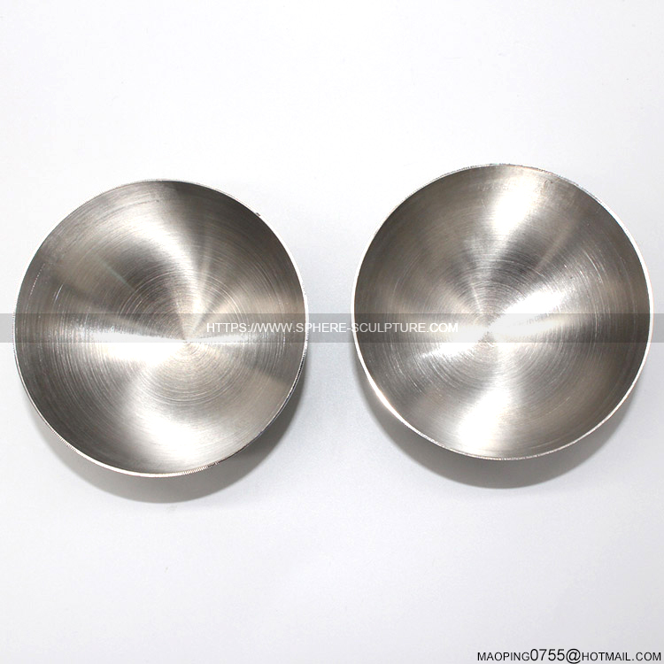 Stainless steel hemisphere brushed 