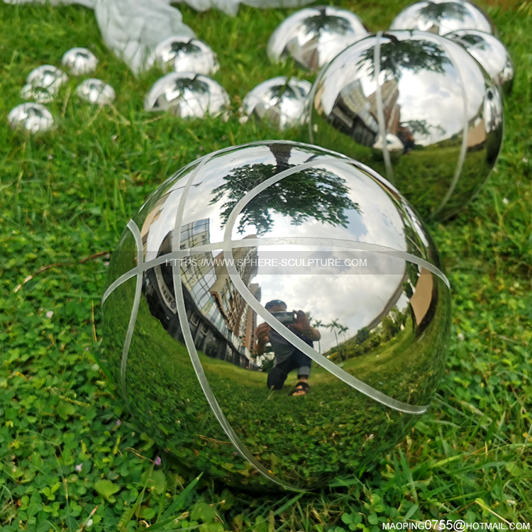 Stainless steel metal basketball