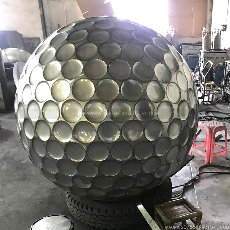 Stainless Steel Golf Ball