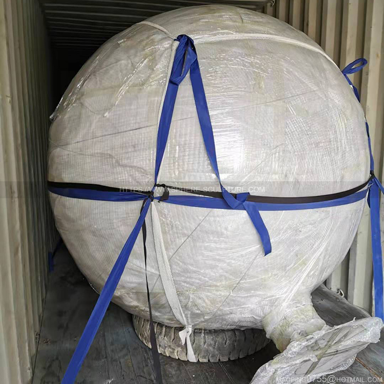 2m huge hollow sphere Polished metal ball