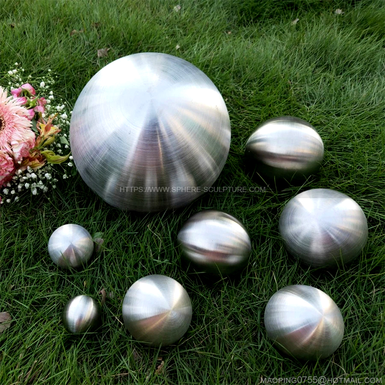 Brushed Stainless Steel Hollow Balls