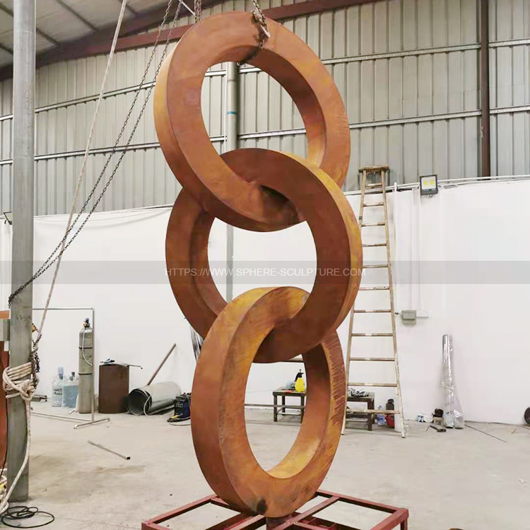 Rusty Garden Metal Art Corten Steel Sculpture