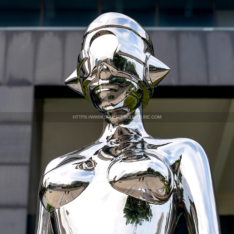 stainless steel Japan Sexy Robot sculpture