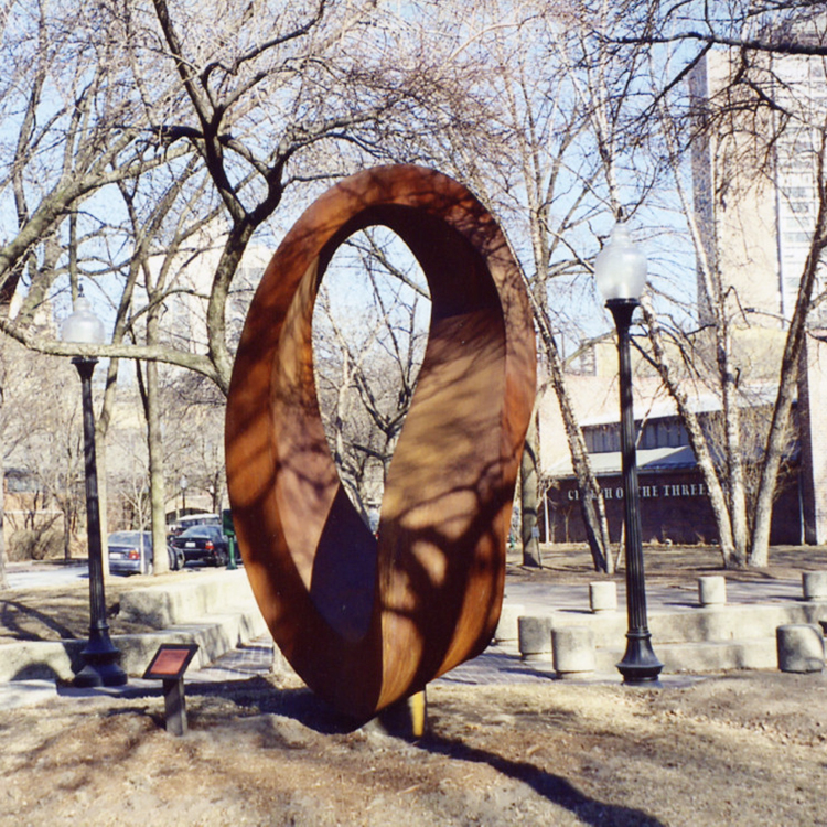 Customized Modern Art Metal  Corten Steel sculpture