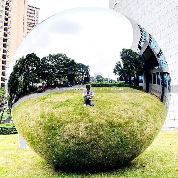 84 inches Large polished mirror balls 210cm stainless steel sphere