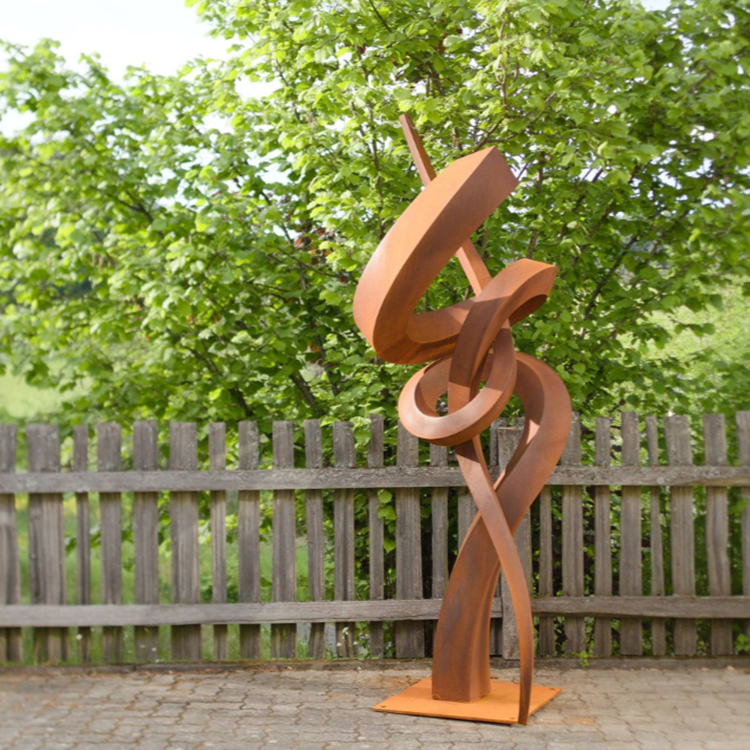 Custom Corten Steel metal Abstract Sculpture