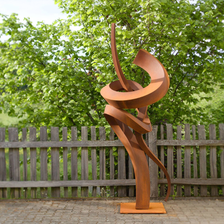 Custom Corten Steel metal Abstract Sculpture