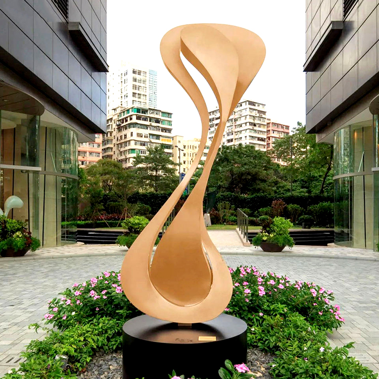 Outdoor Large Sculptures Metal Sculptures Art Stainless Steel Modern Abstract Sculpture