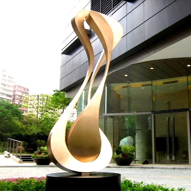 Outdoor Large Sculptures Metal Sculptures Art Stainless Steel Modern Abstract Sculpture